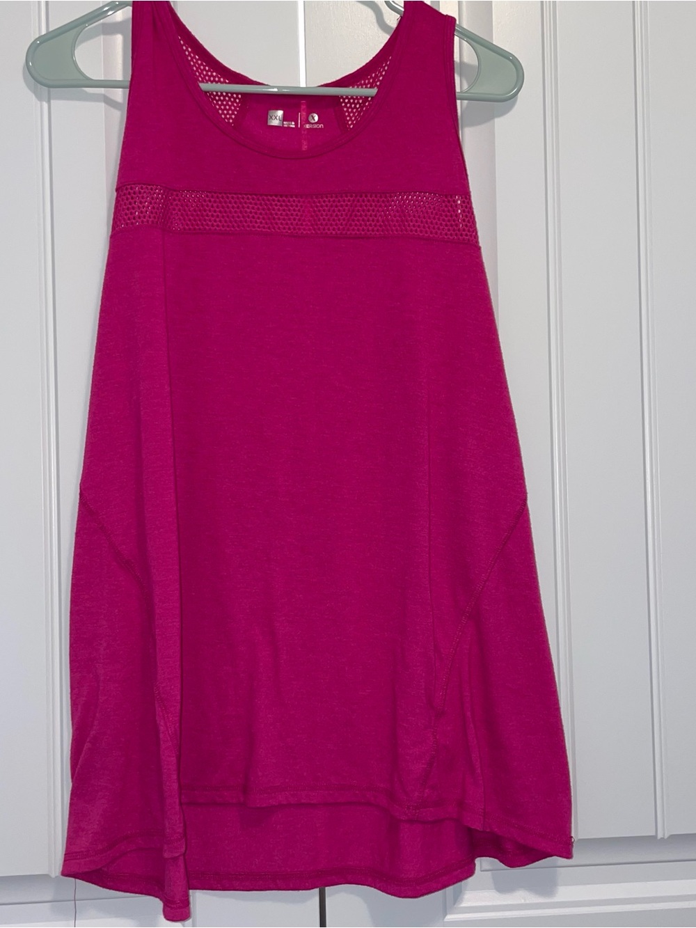 Xersion Hot Pink Mesh Yoke Athletic Tank
